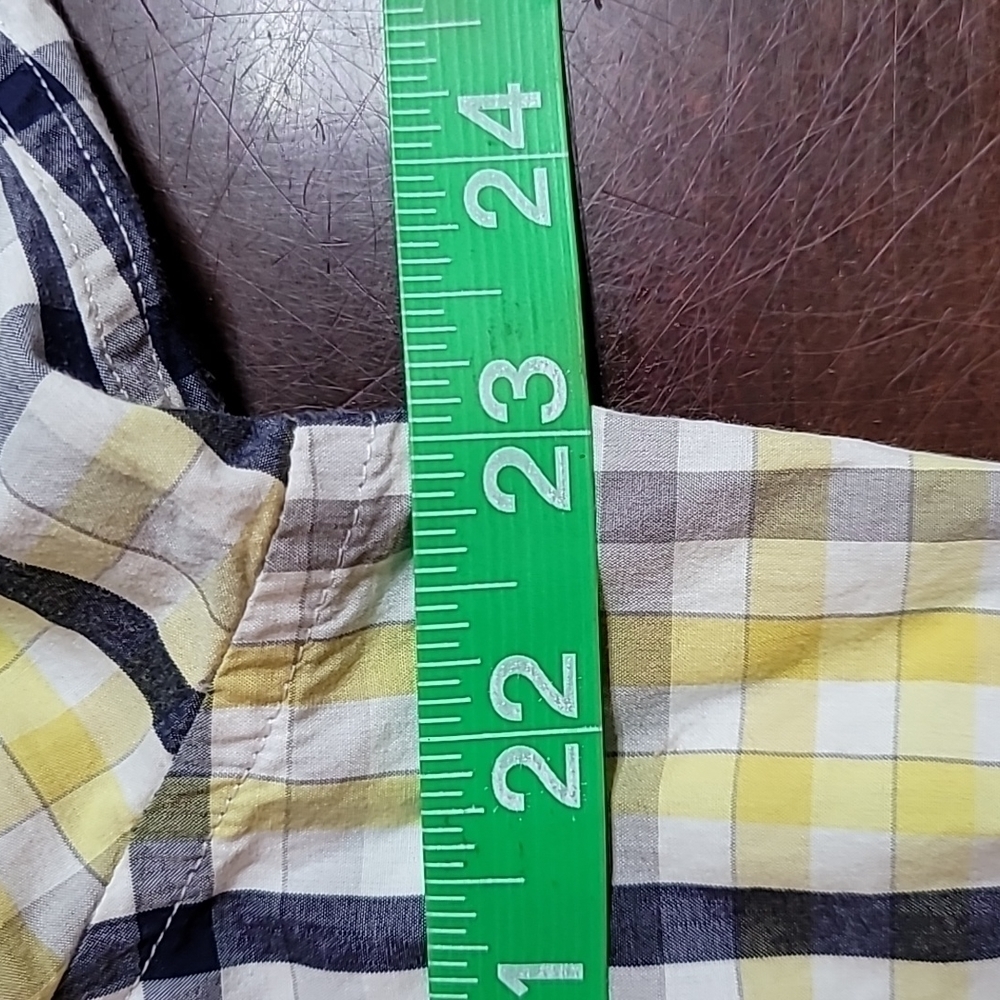 Lacoste Men’s Short Sleeve Button Up Size 42 Slim Fit - Picture 8 of 9